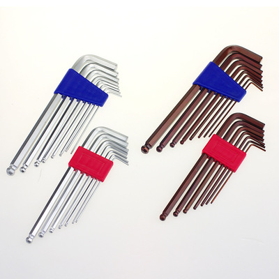 厂家直销7PC8PC简装六角扳手 定制款实惠小套装 内六角槽套装