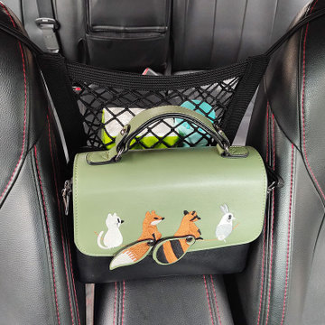 汽车座椅储物网兜收纳袋车载椅背挂袋多功能杂物盒置物包改装用品
