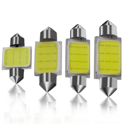 跨境热销汽车改装LED车顶灯 COB双尖灯31MM 36MM39MM 41MM 阅读灯图1