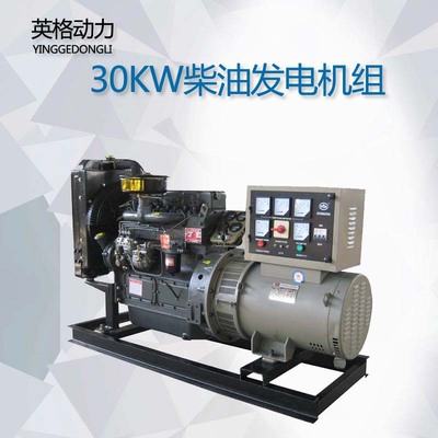 供应30KW 50KW 100KW发电机 小型柴油发电机组 发电机组厂家批发