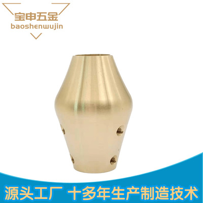 CNC数控车床件加工走刀机黄铜车削件加工精密纯铜连接器非标定制