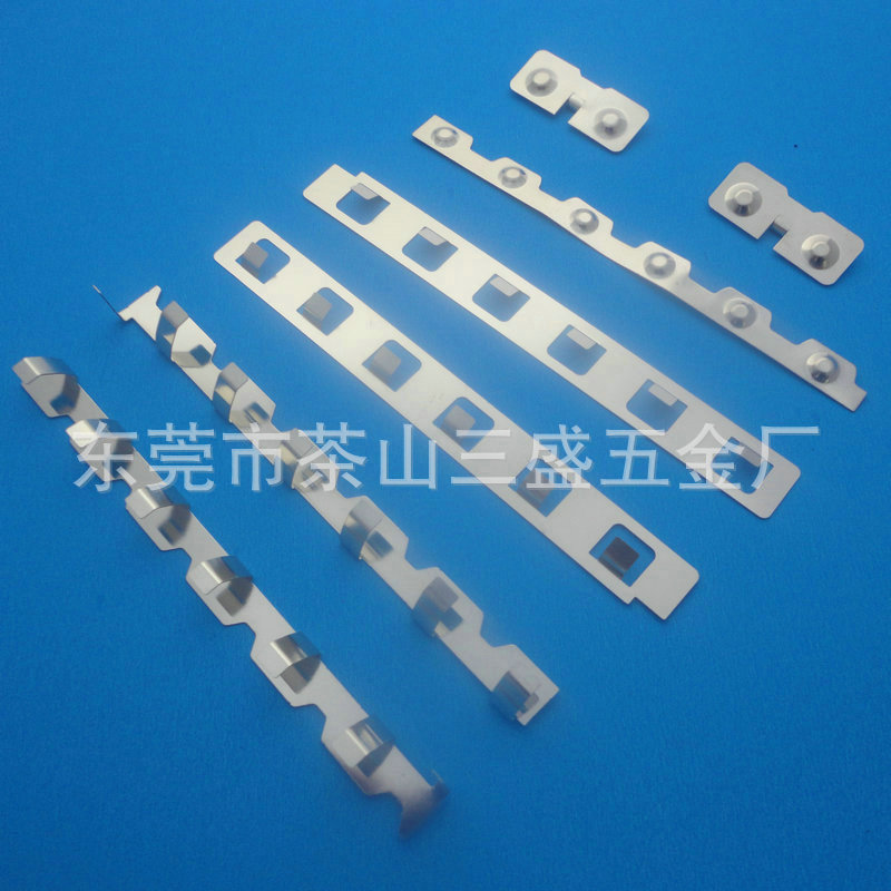 生产 精密锰钢冲压件  圆形电子钢板冲压件