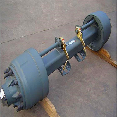 供应24T单点悬挂 鼓式单点悬挂 半挂车特种车车桥品质保