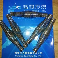 供应烧烤炉提篮用镀镍、不锈钢手柄弹簧2.5鼓型弹簧