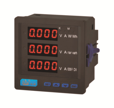 厂家供应数字仪表智能HL-XX-7系列数码LED显示三相多功能表