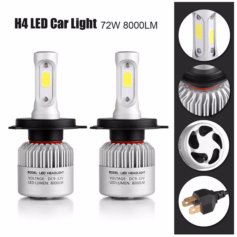 S2汽车led大灯 COB光源 适用于高亮汽车大灯 36W 8000LM 5202 880图1