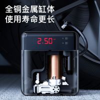汽车轮胎车载充气泵数显款 便携式充气泵12V汽车打气筒30缸充气机