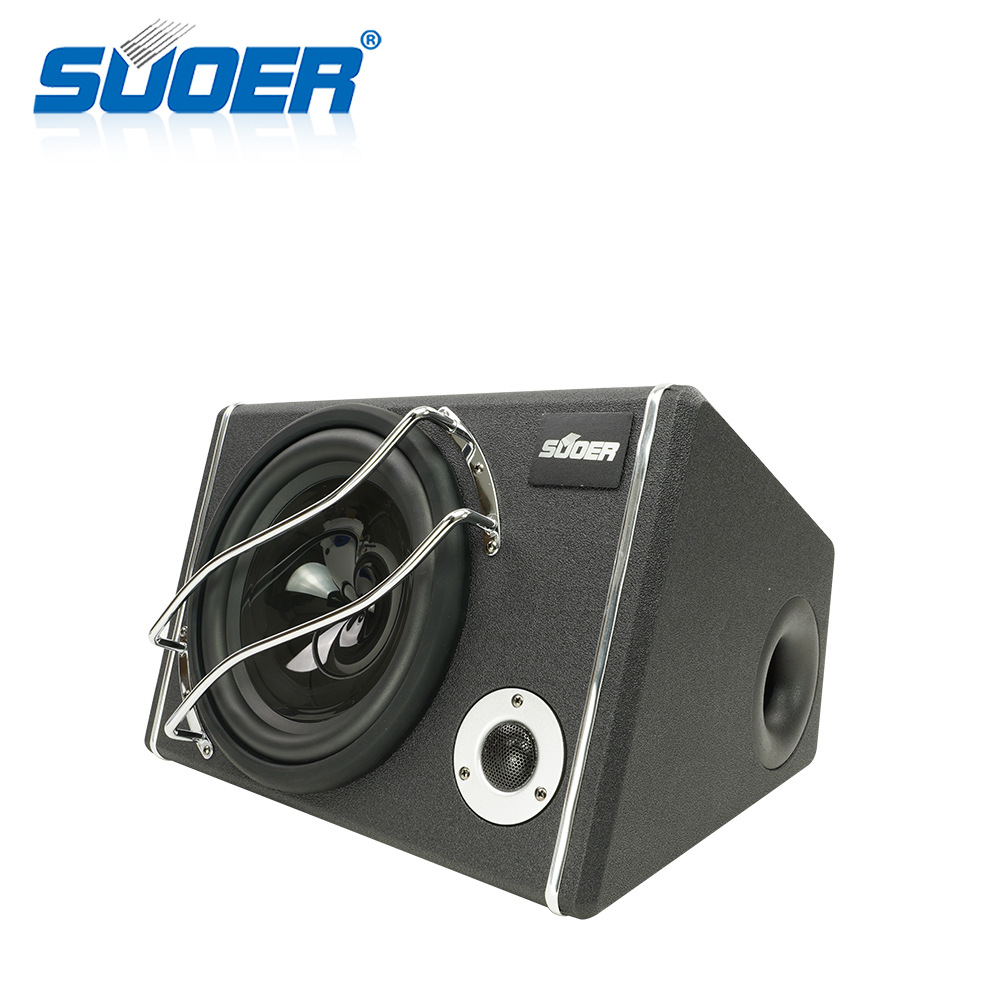 索尔汽车10寸有源带高音低音炮 汽车音响改装