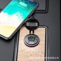 新品跨境热销改装车载充电器pd+QC3.0快充TPYE-C手机汽车充电器