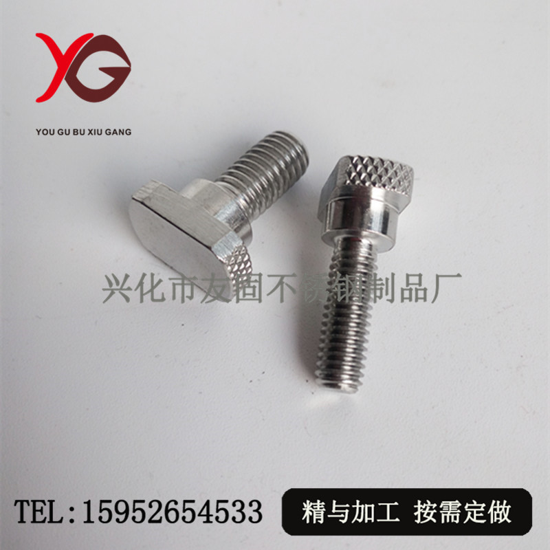 定 制非标 不锈钢316LT形螺栓 槽用T形螺栓来图