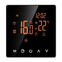 厂家直销LCD触摸屏周编程智能温控器 水地暖 壁挂炉 电地暖温控器