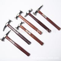 胡桃木柄钣金检测锤钣金凹陷修复工具尖弯扁方圆形锤子汽修汽保