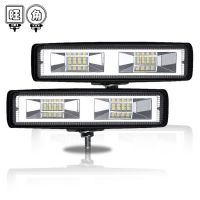 厂家批发汽车LED工作灯12V/24V一字形6英寸16灯 48W 改装辅助射灯