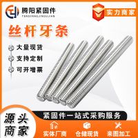 直销镀锌丝杆 热镀锌丝杠 3米吊顶拉条 粘漆全牙丝杆 全螺纹螺柱