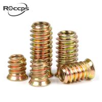 彩锌沉头内六角内外牙家具螺母 有介直通铁螺母M6M8M10