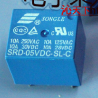 全新原装 SRD-05VDC-SL-C SRD-05V继电器 T73-5V 5脚