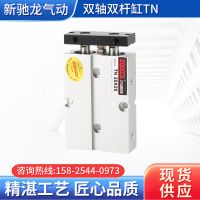 小型气动TDA双杆双轴气缸 TN10/16/20*10x15X20x30X40x50 X60x80-S