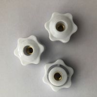 穿孔白色螺母 白色手拧螺母 调节螺母 手拧螺母 调节螺母