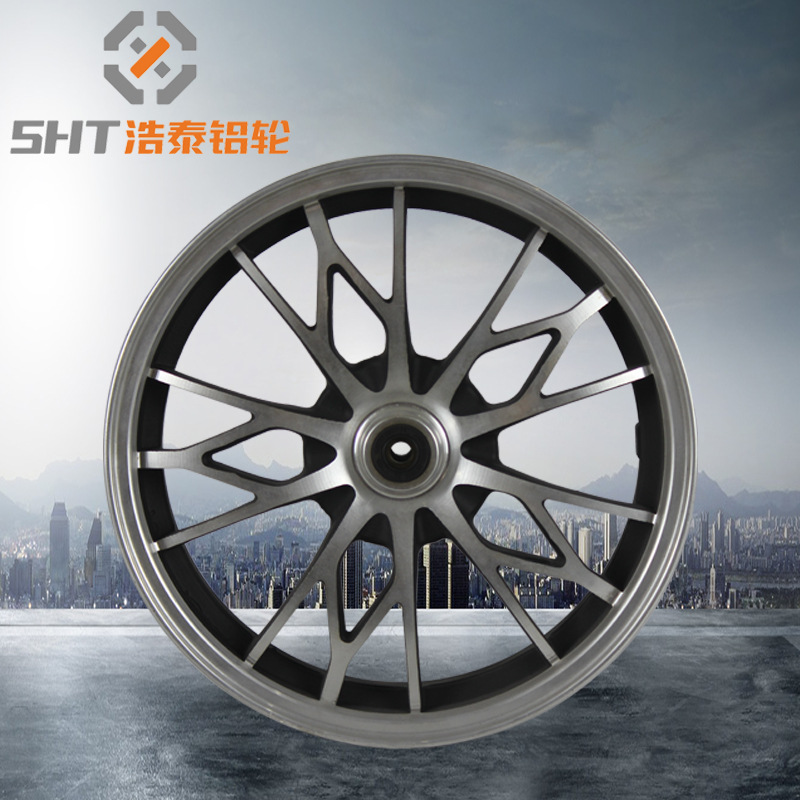 浩泰12寸新能源电动车轮毂铸造轮毂摩托车铝合金轮毂厂家直销铝轮
