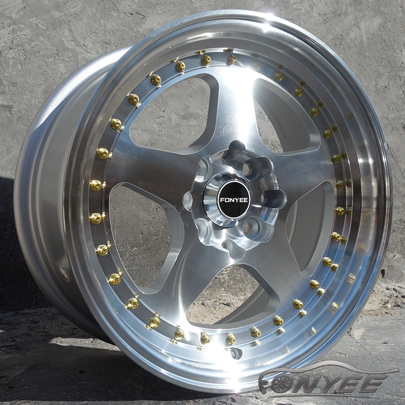 15寸汽车轮毂改装铝合金轮辋适用于丰田花冠威驰本田飞度锋范风翼