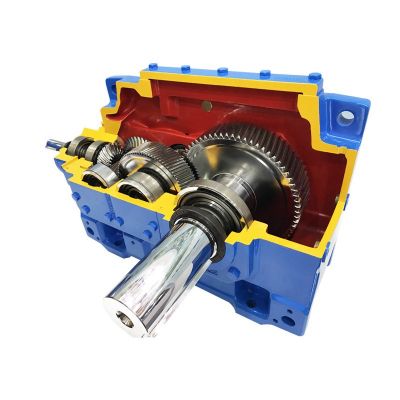 HB系列工业减速齿轮箱 卧式重型精密磨齿大型斜齿轮硬齿面减速机图4