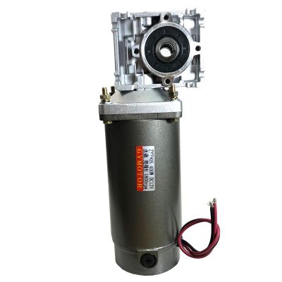 涡轮蜗杆直流调速减速电机12v24伏微型永磁大功率DC48v220v正反转图2