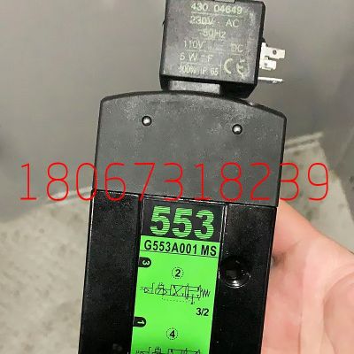 替 ASCO电磁阀SCG551A001MS气动换向阀IP65二位五通 贴面式AC110V图5