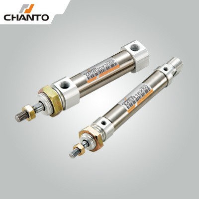 迷你气缸 MSR25X100 气动气缸 不锈钢气缸 小型气缸 长拓 CHANTO图2