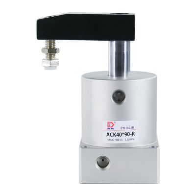 小型气动夹紧气缸90度180SRC25旋转转角下压ACK32/40/50/63*90R/L图5