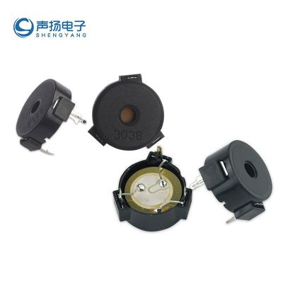 2435T3P压电式无源插针蜂鸣器烟雾报警器专用 三脚支架三极蜂鸣器图2