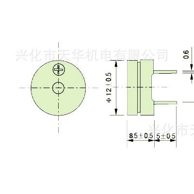 专业品质供应HC-12085 无缘电磁式蜂鸣器12*8.5mm 家电控制板图3