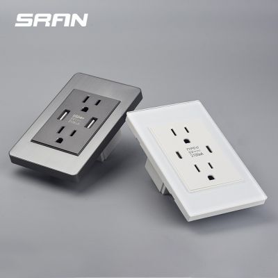 台湾118型15A美规110V插座双联美标美式Type c充电USB电源面板图4