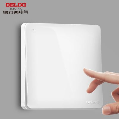 德力西官方开关插座新款86型五孔无框大板电源面板墙壁开关旗舰店图2