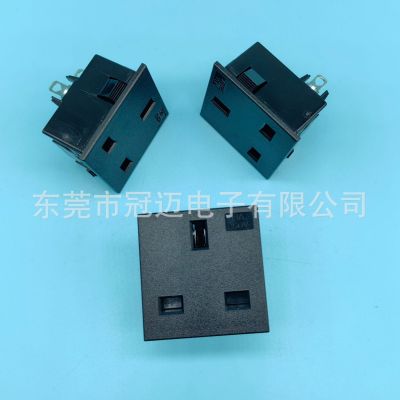 BS-Y01-1C 小英规AC插座 13A250V 小型 英标42*42mm 储能 逆变器图4