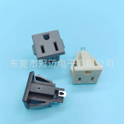 DB-F-M 美标三孔 美规 美式 15A125V 储能电源插座 PDU 机柜 展柜图3