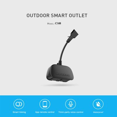 新款美规wifi智能插座户外防水插座涂鸦日规定时开关插座按键分控图3