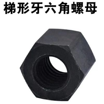 Tr12*3/14*3/16*4高强度梯形六角螺母/加长加厚T型粗牙六方螺帽..图3