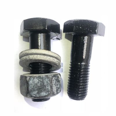 10.9级钢结构高强度大六角头螺栓丝国标m22高强螺栓m16钢 结构螺栓图4