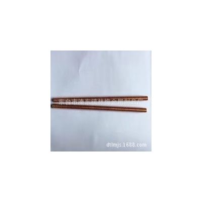 正宗T2紫铜丝杠M16*60一1000紫铜外六角双头螺母垫片U型卡非标件图4