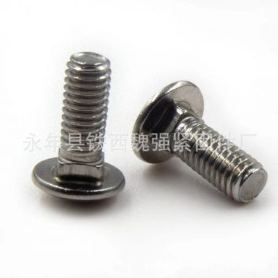 304不锈钢方颈桥架螺丝 马车螺栓 半圆头螺栓 法兰螺母6*12 8*16图3
