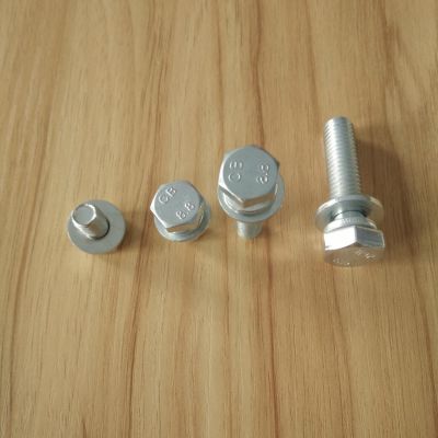 8.8级镀锌外六角三组合螺丝9074.17组合螺栓带平弹垫4M5M6M810M12图2