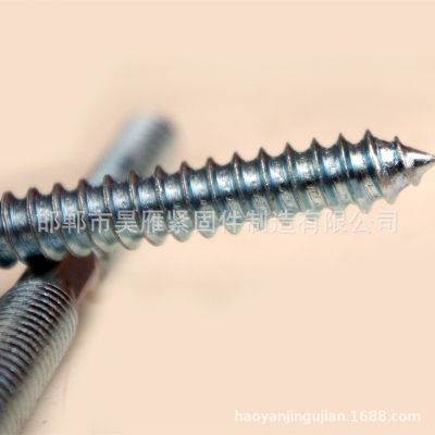 机木双头螺栓现货 梅花槽单尖双头木螺丝 无头内梅花双头牙 螺栓图3