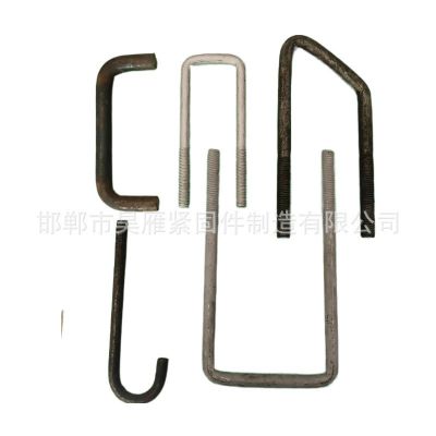 U型管卡现货U型螺栓 消防管道U型卡 水暖管道U型抱箍 镀锌 U型丝图3