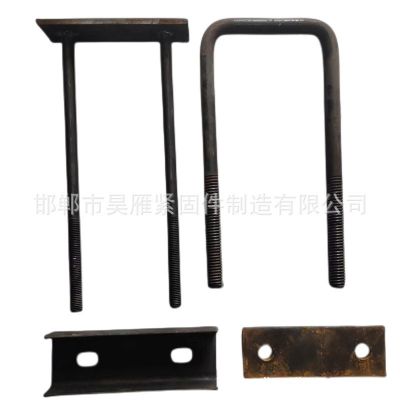 U型管卡现货U型螺栓 消防管道U型卡 水暖管道U型抱箍 镀锌 U型丝图4