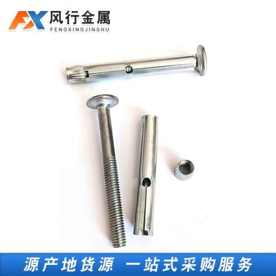 大盘头内膨胀 蓝白锌膨胀螺栓 电梯膨胀螺丝平头十字膨胀丝不锈钢图3