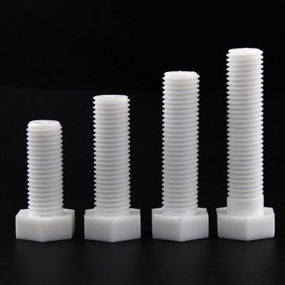 M3-M20外六角螺栓 PP聚丙烯 塑料六角头绝缘螺丝 塑胶防腐耐酸碱图4