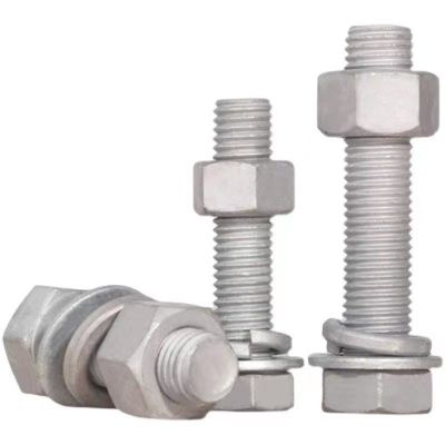 4.8级热镀锌螺栓 外六角螺丝M8-M48长15-300【厂家现 货】图2