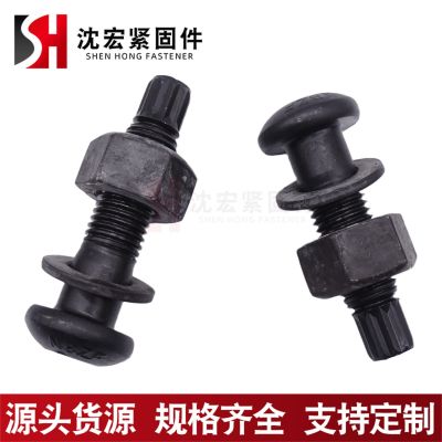 现货供应扭剪螺栓 钢结构扭剪螺栓 10.9S级钢结构连接件半 圆头图2