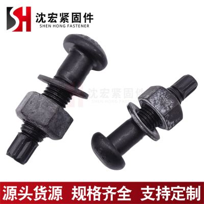 现货供应扭剪螺栓 钢结构扭剪螺栓 10.9S级钢结构连接件半 圆头图3