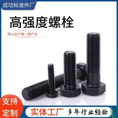 高强度螺丝 8.8级外六角螺栓 螺丝螺母12.9级外六角螺丝标准件m16图4